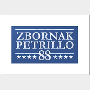 Zbornak/Petrillo '88 (White Lettering) Posters and Art